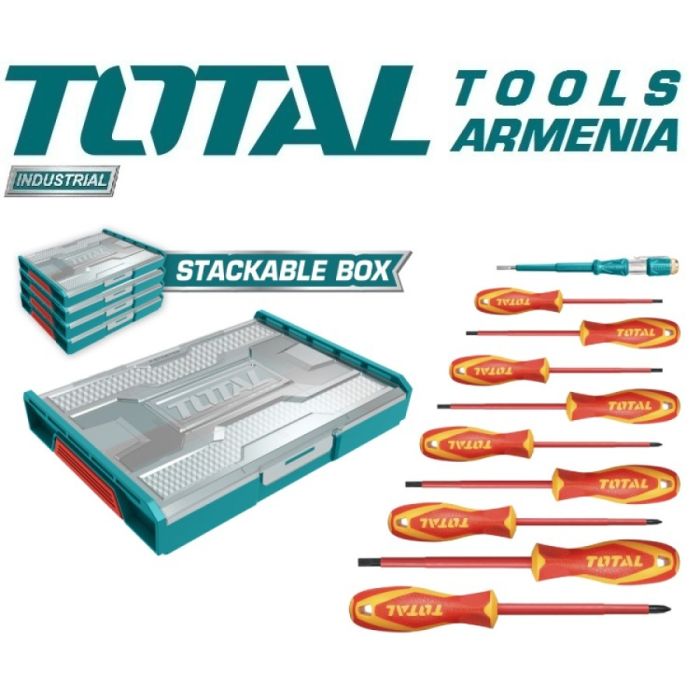 10 Pcs Insulated Screwdrivers. (THKTV02S101)