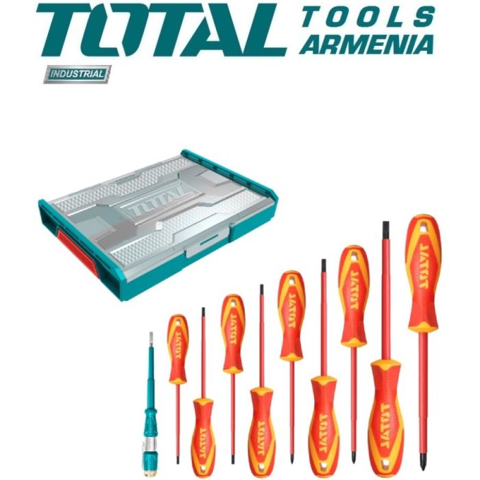 10 Pcs Insulated Screwdrivers. (THKTV02S101)