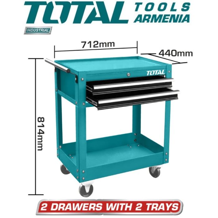 Tool Cart 2 Drawers with 2 Trays  (THPTC201)