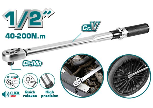 Динамометрический ключ 1/2" (THPTW200N2)