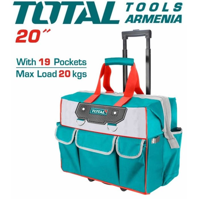 Rolling Rigid Tool Bag; (THRRTB2012)