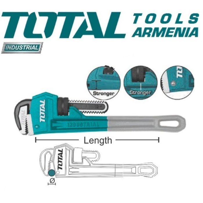 Трубный ключ 0-85 мм - 900 мм 36 ” (THT171366)