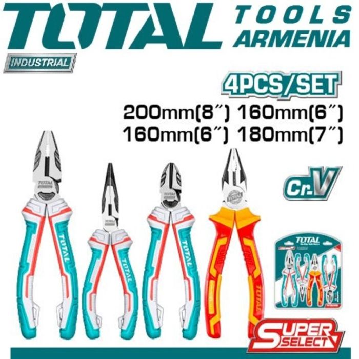 Set Of Pliers 4 Pcs (THT2K0456)