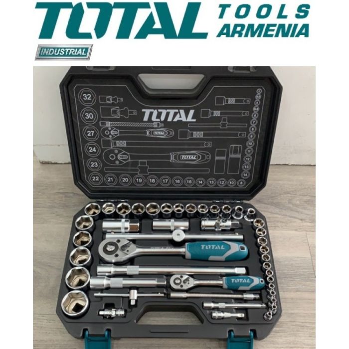 Набор инструмента, 1/2" 1/4" 44 предметов (THT421441)