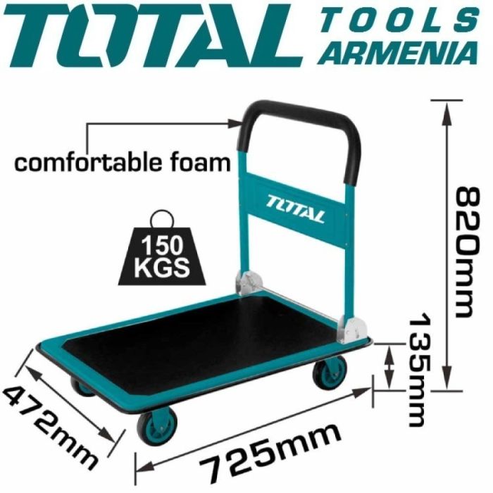 Foldable platform hand truck 150Kg (THTHP11502)