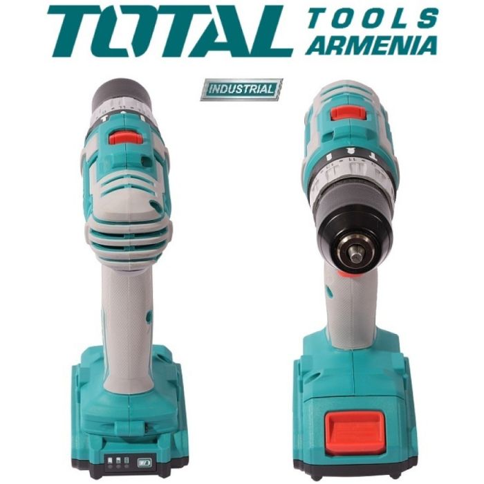 Li-ion Cordless Impact Drill / 20V / 2А / 55Nm / +1 Battery / INDUSTRIAL (TIDLI20031)