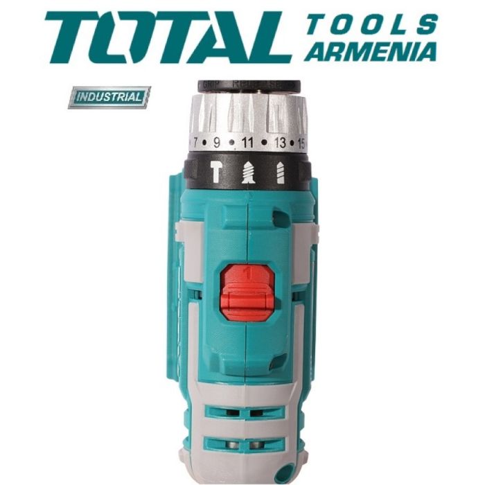 Li-ion Cordless Impact Drill / 20V / 2А / 55Nm / +1 Battery / INDUSTRIAL (TIDLI20031)