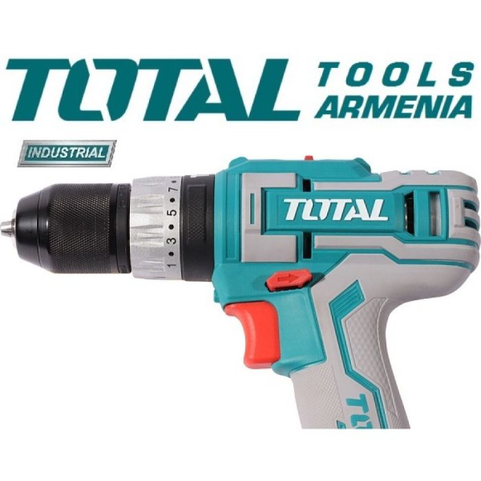 Li-ion Cordless Impact Drill / 20V / 2А / 55Nm / +1 Battery / INDUSTRIAL (TIDLI20031)
