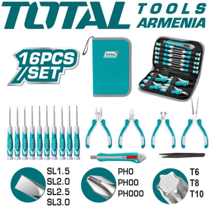 Набор инструментов 16 шт. (TKTTSK0162)