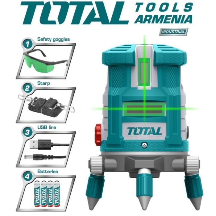 Self-Leveling Line Laser(green laser beams) (TLL305205)