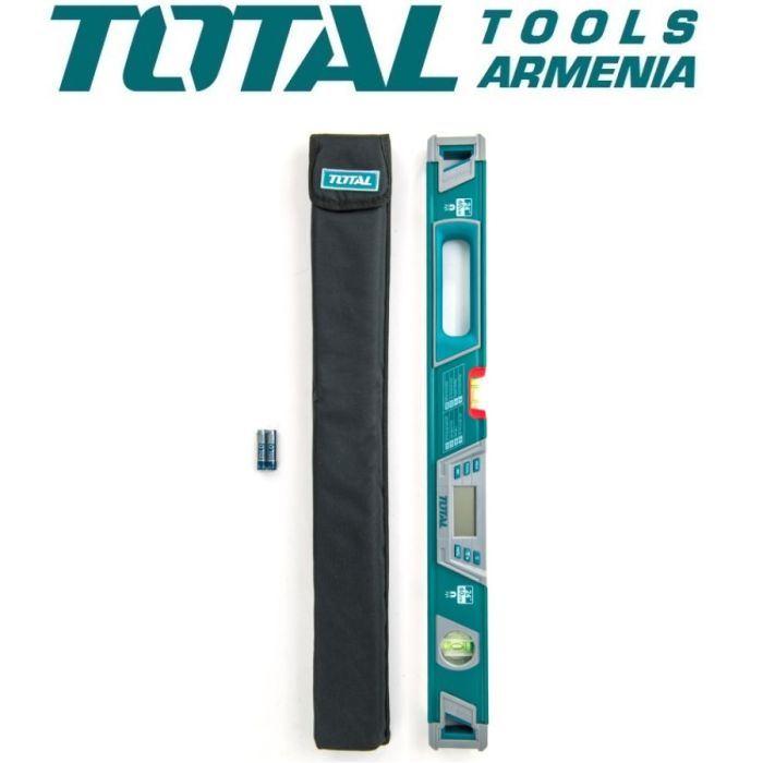 Уровень алюминиевый строительный 600 мм (TMT2606D)