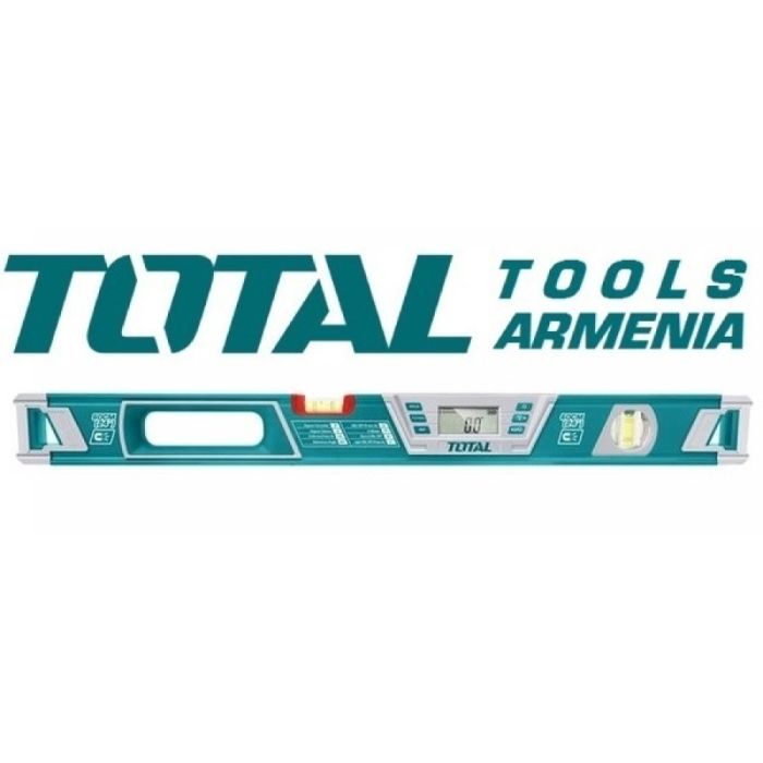 Уровень алюминиевый строительный 600 мм (TMT2606D)