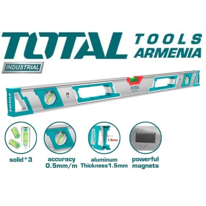 Уровень магнитный 1000мм (TMT210086M)