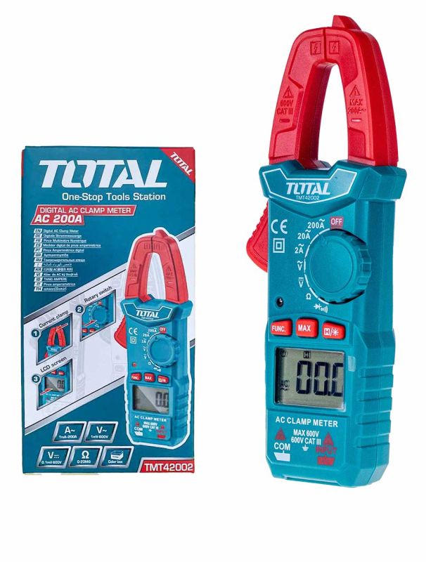 Digital AC clamp meter  TOTAL TMT42002
