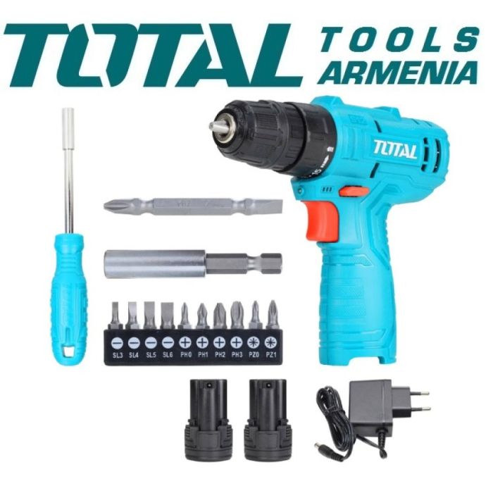 Lithium-ion drill 12V set (TOSLI22111)