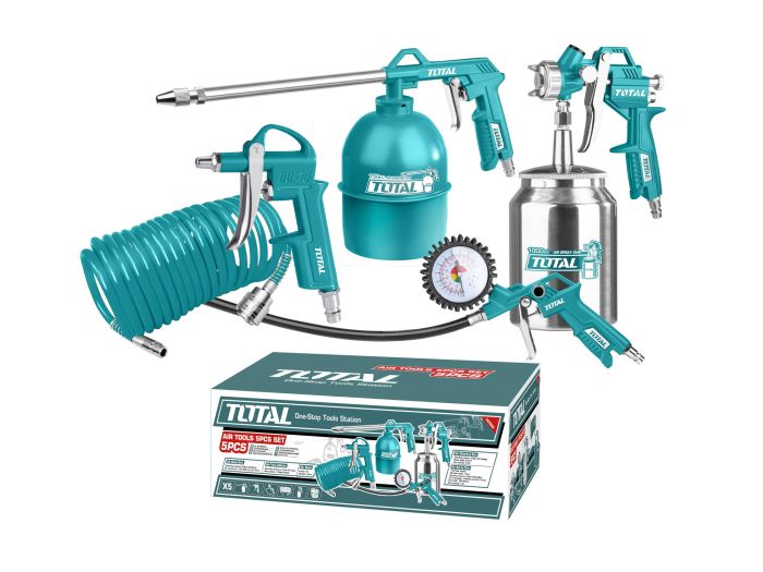 Օդով ատրճանակների հավաքածու TOTAL TATK051 4159 5 կտոր