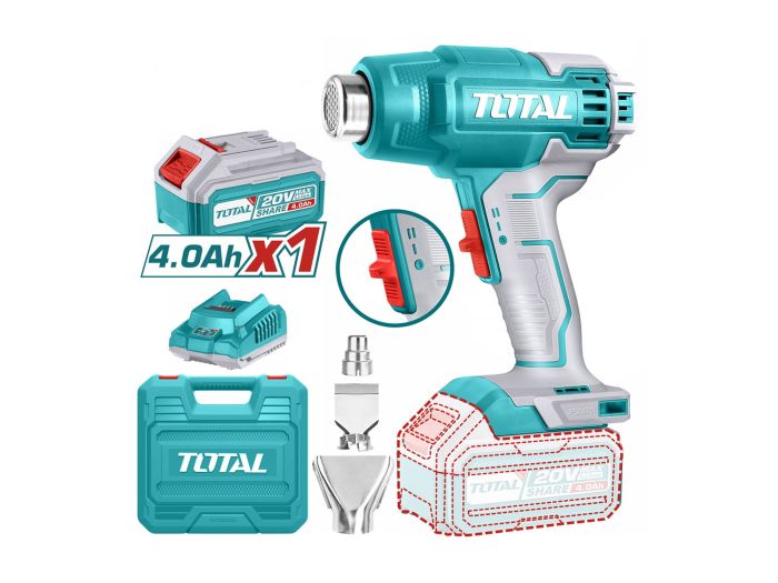  Lithium-ion heat gun 20V TOTAL TBLI20025