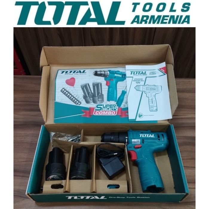 Lithium-ion drill 12V set (TOSLI22111)