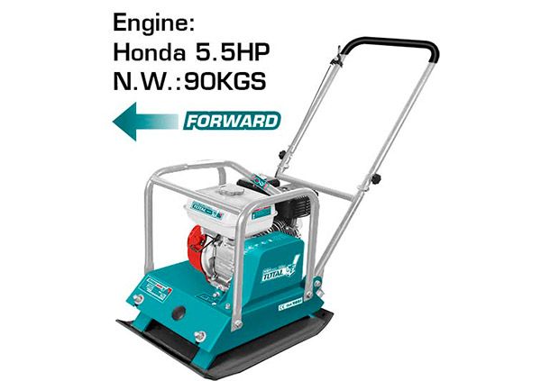 Gasoline reversible plate compactor 4 kW / Honda GX160 (TP7100-1)