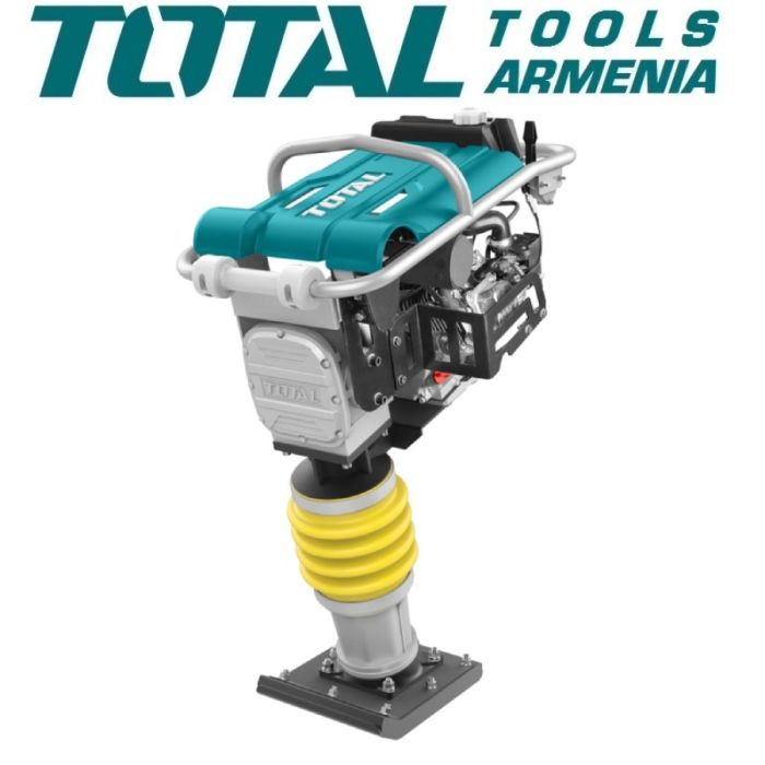 Вибротрамбовка бензиновая 4.8 кВт / 6,5 л.с. / TOTAL Бензиновый двигатель (TP880-2)