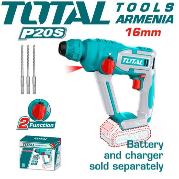 Cordless rotary hammer 1,5 J (TRHLI20168)