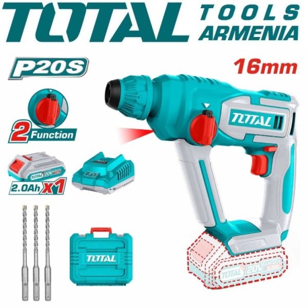 Аккумуляторный перфоратор 1,5 Дж (TRHLI201681)