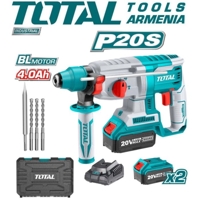 Lithium-ion rotary hammer 20V / 4Ah  (TRHLI202287)