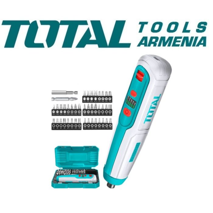 4V 42PCS Lithium-ion Cordless Screwdriver  (TSDLI0406)