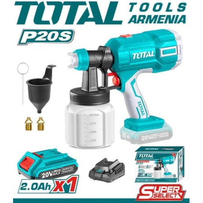 Литий-ионный краскораспылитель 20В (TSGLI20406)