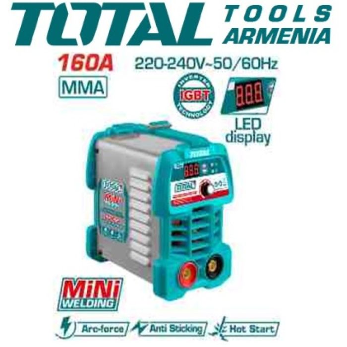 Инверторный сварочный аппарат MMA 160A IGBT  (TW216049)