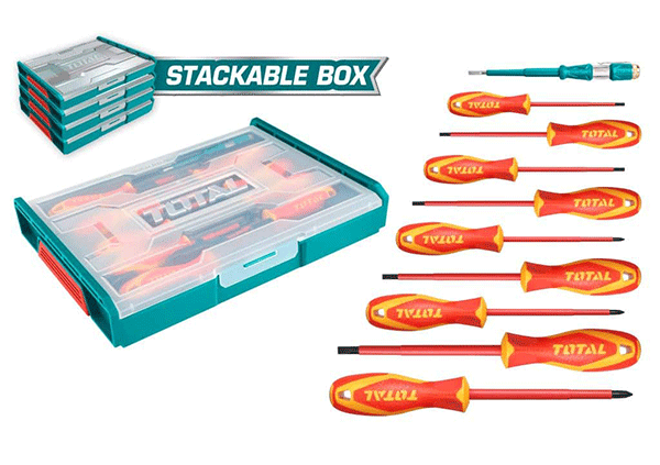 10 Pcs Insulated Screwdrivers. (THKTV02S101)