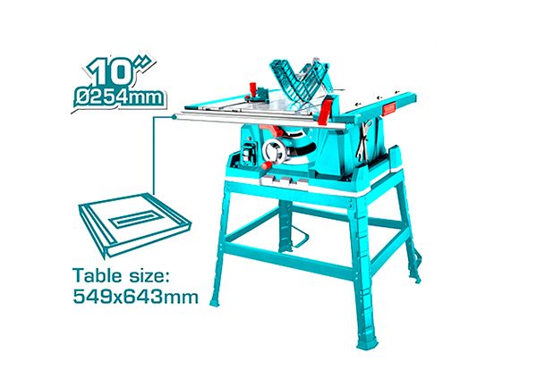 Настольная Циркулярная пила 2600 Вт (TS526043)