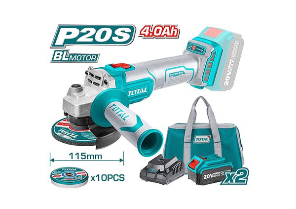 Lithium-Ion angle grinder 20V / 4Ah / 115mm (TAGLI2011582)