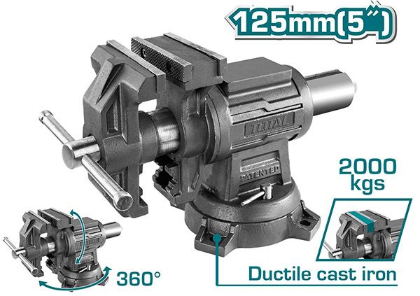 Multi-purpose Bench Vice 5" / 125mm (THTMF6156)