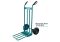 Two-wheeled handcart 200kg (THTHT20771)