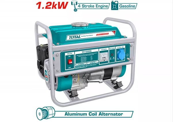 Gasoline generator TOTAL TP1150026