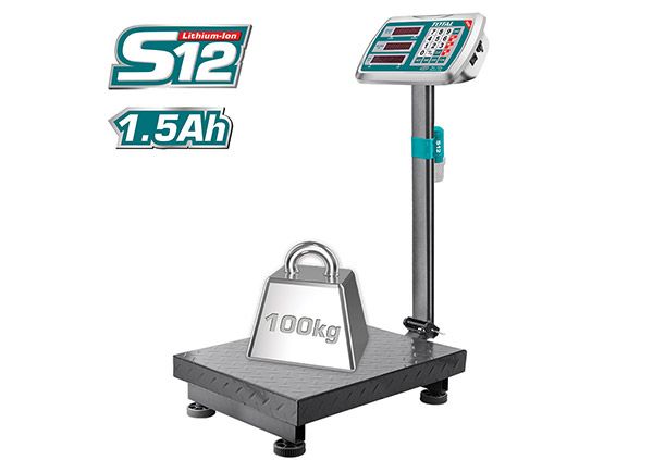 Литий-ионные весы 100 кг (TES1202)
